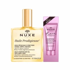 NUXE Huile Prodigieuse 100ml + Hair Prodigieux Le Shampoing Brillance Miroir 30ml Offert