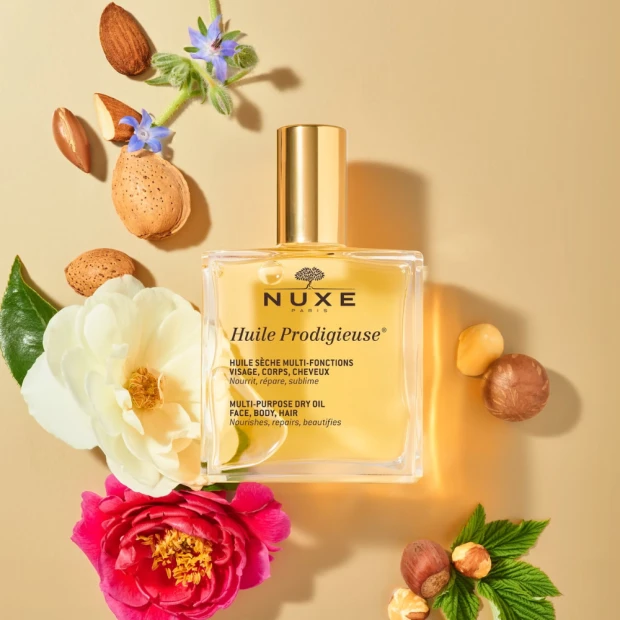 NUXE Huile Prodigieuse®, Huile Sèche Multi-Fonctions, 100ml 2 NUXE Huile Prodigieuse®, Huile Sèche Multi-Fonctions, 100ml – Image 2