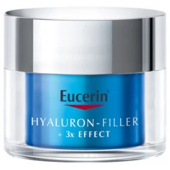 Eucerin Hyaluron-Filler + 3X Effect Gel-Crème Soin De Nuit Booster D'Hydratation, 50ml