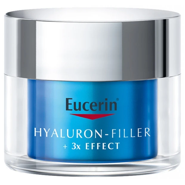 Eucerin Hyaluron-Filler + 3X Effect Gel-Crème Soin De Nuit Booster D'Hydratation, 50ml 1 Eucerin Hyaluron-Filler + 3X Effect Gel-Crème Soin De Nuit Booster D'Hydratation, 50ml