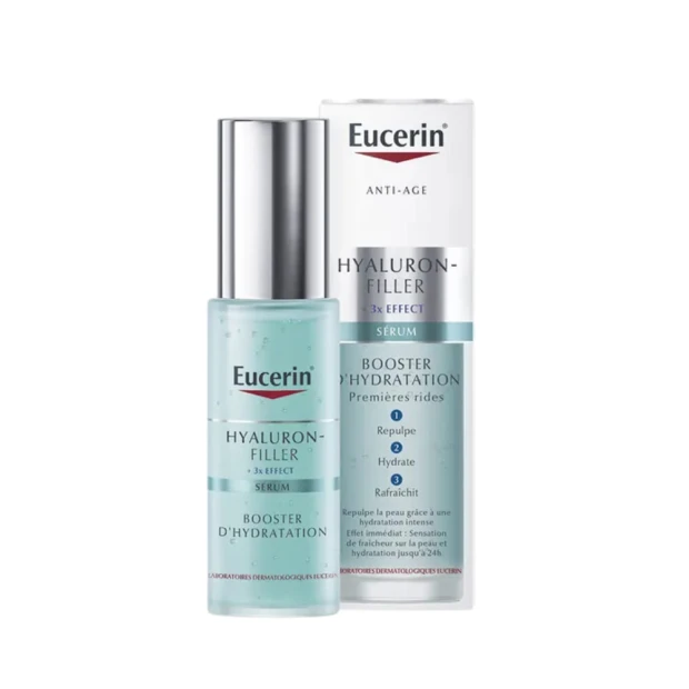 Eucerin Hyaluron-Filler + 3X Effect Sérum Booster D'Hydratation, 30ml 1 Eucerin Hyaluron-Filler + 3X Effect Sérum Booster D'Hydratation, 30ml