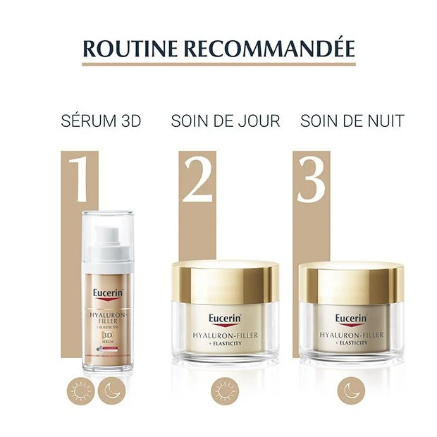 Eucerin Hyaluron-Filler + Elasticity Soin De Jour Spf30, 50ml 2 Eucerin Hyaluron-Filler + Elasticity Soin De Jour Spf30, 50ml – Image 2