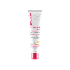 TOPICREM Hydra+ Crème Teintée Éclat Spf50 Teinte Medium, 40ml