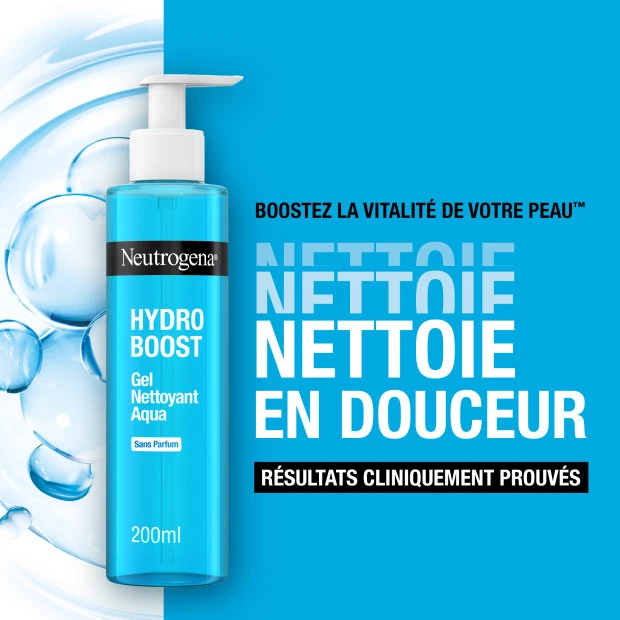 Neutrogena Hydro Boost Aqua-Gel Nettoyant Sans Parfum, 200ml 6 Neutrogena Hydro Boost Aqua-Gel Nettoyant Sans Parfum, 200ml – Image 6
