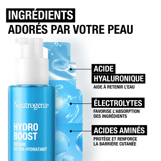 Neutrogena Hydroboost Sérum Ultra Hydratant Sans Parfum, 30ml 3 Neutrogena Hydroboost Sérum Ultra Hydratant Sans Parfum, 30ml – Image 3