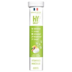 Hydrop Pastilles Hydratation Goût Mangue, 20 Pastilles Effervescentes