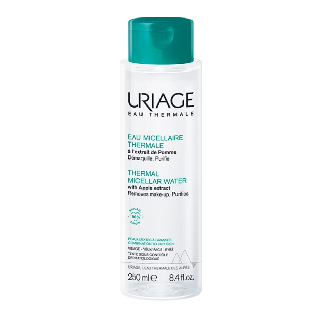URIAGE Hygiène Eau Micellaire Thermale - Peaux Mixtes À Grasses, 250ml 1 URIAGE Hygiène Eau Micellaire Thermale - Peaux Mixtes À Grasses, 250ml