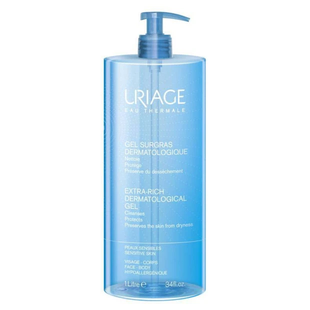 URIAGE Hygiène Gel Surgras Liquide Dermatologique, 1L 1 URIAGE Hygiène Gel Surgras Liquide Dermatologique, 1L