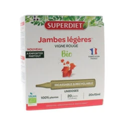 Jambes Légères Vigne Rouge 20 Jours, 20 Ampoules
