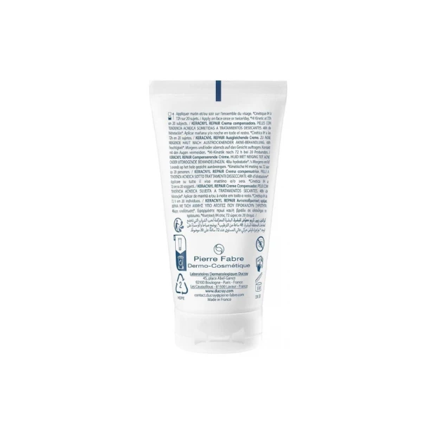 Ducray Keraclyl Repair Crème Compensatrice Visage Peaux À Tendance Acnéique Sous Traitements Desséchants, 50ml 2 Ducray Keraclyl Repair Crème Compensatrice Visage Peaux À Tendance Acnéique Sous Traitements Desséchants, 50ml – Image 2