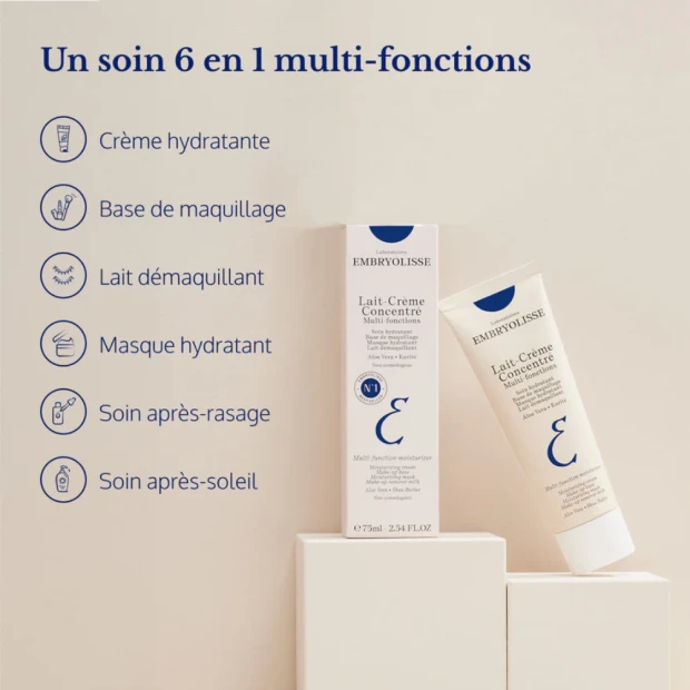 Embryolisse Lait-Crème Concentré Crème Hydratante Multi-Fonctions, 75ml 3 Embryolisse Lait-Crème Concentré Crème Hydratante Multi-Fonctions, 75ml – Image 3
