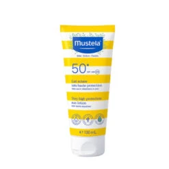 Mustela Lait Solaire Très Haute Protection Bébé-Enfant-Famille Spf50+, 100ml