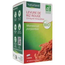 Levure De Riz Rouge Bio, 120 Végécaps