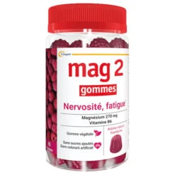 COOPER Mag2 Gommes Framboise Nervosité Fatigue, 45 Gommes