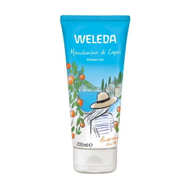 Weleda MANDARINO DI CAPRI Gel Douche Edition Limitée Tous Types De Peaux, 200ml 1 Weleda MANDARINO DI CAPRI Gel Douche Edition Limitée Tous Types De Peaux, 200ml