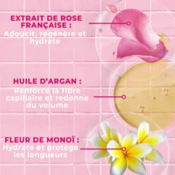 Masque Kératine Végétale Monoï & Huile Argan Bio, 300ml -Para Magasin masque keratine vegetale monoi rose huile argan bio 300ml 5