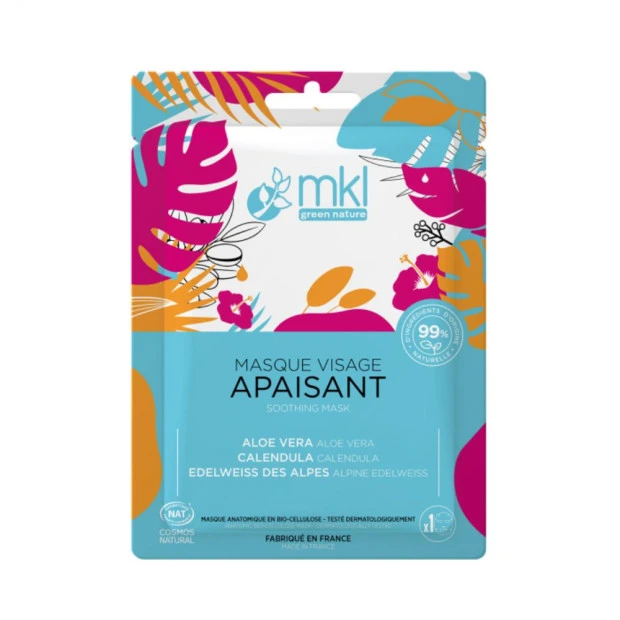 Masque Visage Apaisant Bio-Cellulose, 1 Unité 1 Masque Visage Apaisant Bio-Cellulose, 1 Unité