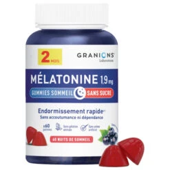 Mélatonine 1.9 Mg, 60 Gummies