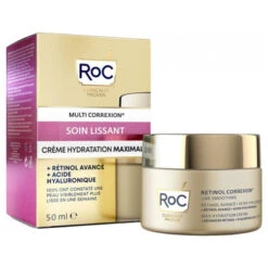 Roc Multi Correxion Soin Lissant Crème Hydratation Maximale, 50ml