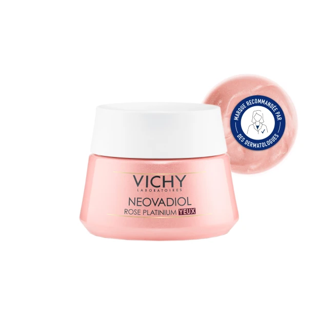 VICHY Neovadiol Rose Platinium Yeux Soin Rosé Anti-Poches & Rides, 15ml 1 VICHY Neovadiol Rose Platinium Yeux Soin Rosé Anti-Poches & Rides, 15ml