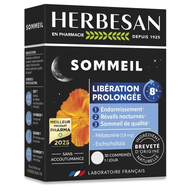 Noctaphyt Lp 8H Sommeil Libération Prolongée, 30 Comprimés 1 Noctaphyt Lp 8H Sommeil Libération Prolongée, 30 Comprimés