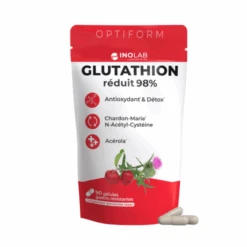 Optiform Gluthation Réduit 98% Antioxydant Détox, 90 Gélules