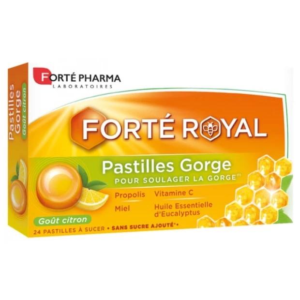 Pastilles Royales Goût Citron, 24 Pastilles À Sucer 1 Pastilles Royales Goût Citron, 24 Pastilles À Sucer