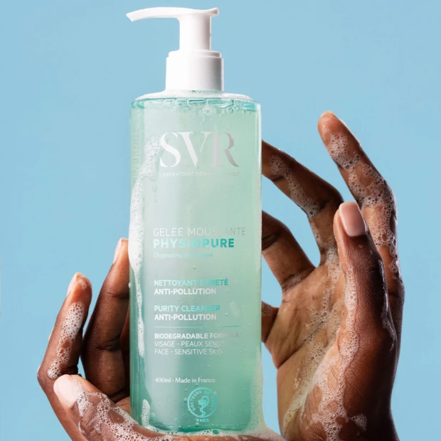 SVR Physiopure Gelée Moussante Soin Nettoyant Pureté Douceur, 400ml 2 SVR Physiopure Gelée Moussante Soin Nettoyant Pureté Douceur, 400ml – Image 2