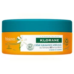 Klorane Polysianes Crème Sublimatrice Après-Soleil Au Tamanu Bio Et Monoï, 200ml