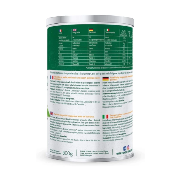 Punch Power Biodrink Saveur Fruits Rouges, 500G 2 Punch Power Biodrink Saveur Fruits Rouges, 500G – Image 2