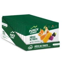 Punch Power Pâtes De Fruits Energétiques 3 Parfums, Lot 12X6