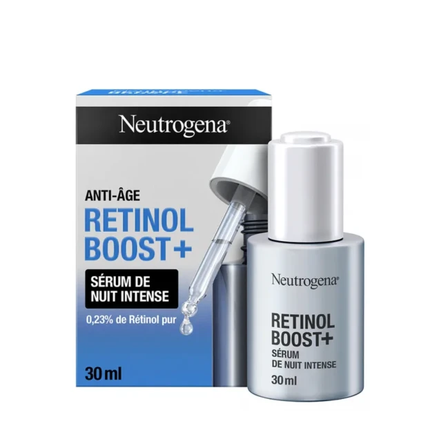 Neutrogena Retinol Boost+ Sérum De Nuit Intense, 30ml 1 Neutrogena Retinol Boost+ Sérum De Nuit Intense, 30ml