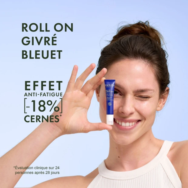 Melvita Roll On Givré Bleuet Contour Des Yeux, 10ml 2 Melvita Roll On Givré Bleuet Contour Des Yeux, 10ml – Image 2