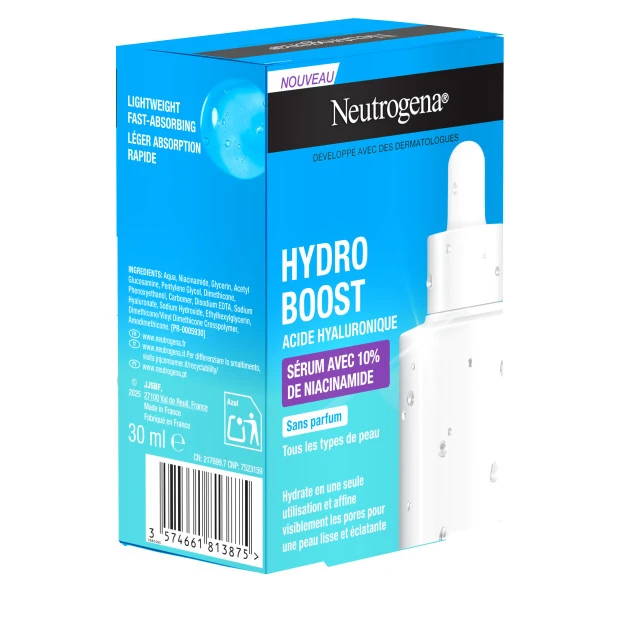 Neutrogena Sérum Hydro Boost 10% Niacinamide Flacon Pipette Compte-goutte, 30ml 2 Neutrogena Sérum Hydro Boost 10% Niacinamide Flacon Pipette Compte-goutte, 30ml – Image 2