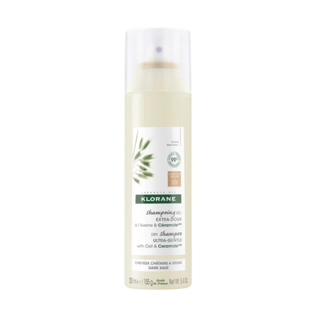 Klorane Shampoing Sec Extra-Doux Au Lait D'Avoine - Cheveux Bruns, 150ml 1 Klorane Shampoing Sec Extra-Doux Au Lait D'Avoine - Cheveux Bruns, 150ml