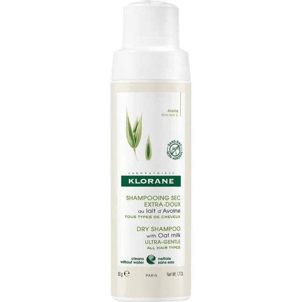 Klorane Shampoing Sec Poudre Extra-Doux À L'Extrait D'Avoine, 50G 1 Klorane Shampoing Sec Poudre Extra-Doux À L'Extrait D'Avoine, 50G