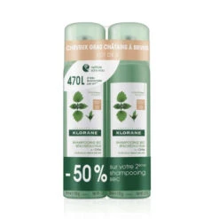 Klorane Shampoing Sec Séboréducteur Ortie 2X150ml