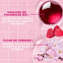 Shampooing Éclat Couleur Sans Sulfates Fleur De Cerisier & Vinaigre De Framboise Bio, 250ml -Para Magasin shampooing eclat couleur sans sulfates fleur de cerisier vinaigre de framboise bio 250ml 5