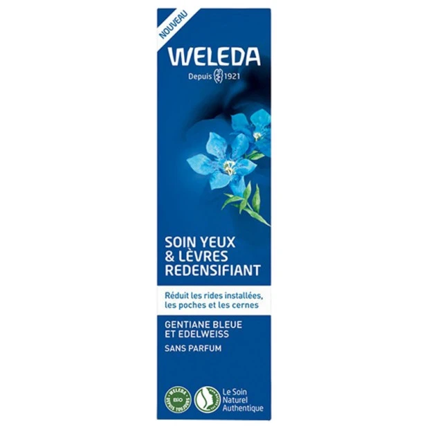 Weleda Soin Yeux & Lèvres Redensifiant Gentiane Bleue Et Edelweiss, 10ml 2 Weleda Soin Yeux & Lèvres Redensifiant Gentiane Bleue Et Edelweiss, 10ml – Image 2