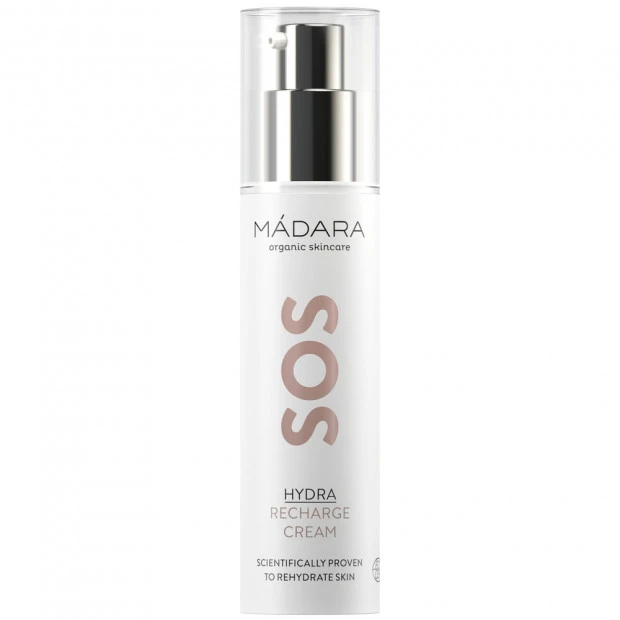 Madara Sos Hydra Crème Hydratante Redynamisante Régénératrice, 50ml 1 Madara Sos Hydra Crème Hydratante Redynamisante Régénératrice, 50ml