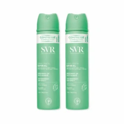 SVR Spirial Spirial, Déodorant Spray Végéral 75ml Lot De 2