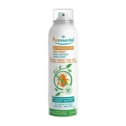 Puressentiel Spray Textiles Antiparasitaire Acariens Punaises Puces Et Mites, 150ml