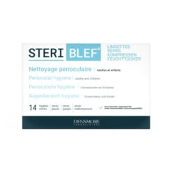 Steriblef Nettoyage Périoculaire Lingettes Stériles, 14 Lingettes