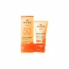 NUXE Sun Creme Fondante Visage Spf50 50ml + Lait Fraîcheur Après-Soleil 50ml OFFERT