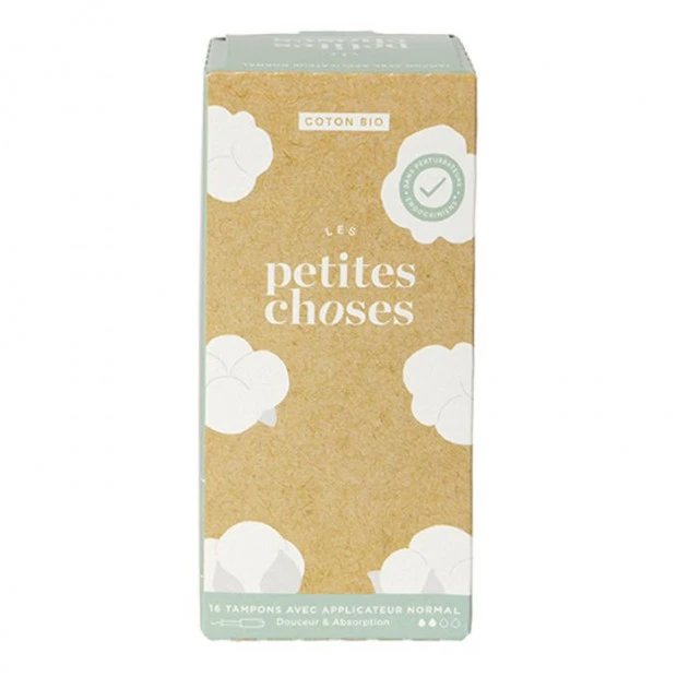 Tampons Applicateurs Coton Bio Flux Normal, Boîte De 16 1 Tampons Applicateurs Coton Bio Flux Normal, Boîte De 16