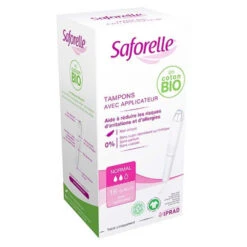 Tampons Coton Bio Avec Applicateur Normal, Boîte De 16