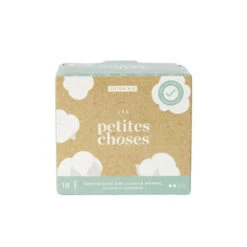 Tampons Sans Applicateurs Coton Bio Flux Normal, Boîte De 18