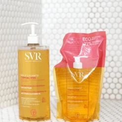 SVR TOPIALYSE Huile Lavante Micellaire Echo-Recharge, 1L -Para Magasin topialyse eco recharge huile lavante apaisant hydratant1l 2
