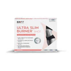 Ultra Slim Burner Shot Quadruple Action Minceur Goût Ananas, 14 Shots De 25ml