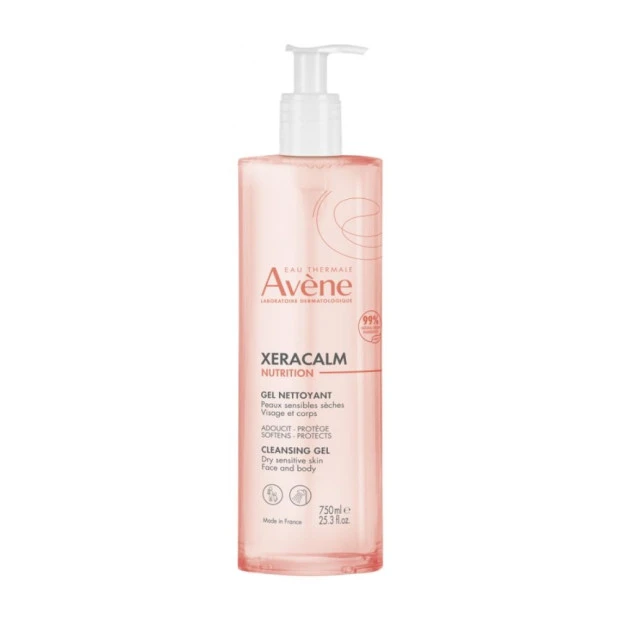 Avène Xeracalm Nutrition Gel Nettoyant Visage Et Corps, 750ml 1 Avène Xeracalm Nutrition Gel Nettoyant Visage Et Corps, 750ml